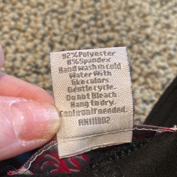 Suzette Black Mini Skirt w/ Lace Up Size Small in Like New Condition - Picture 9 of 9